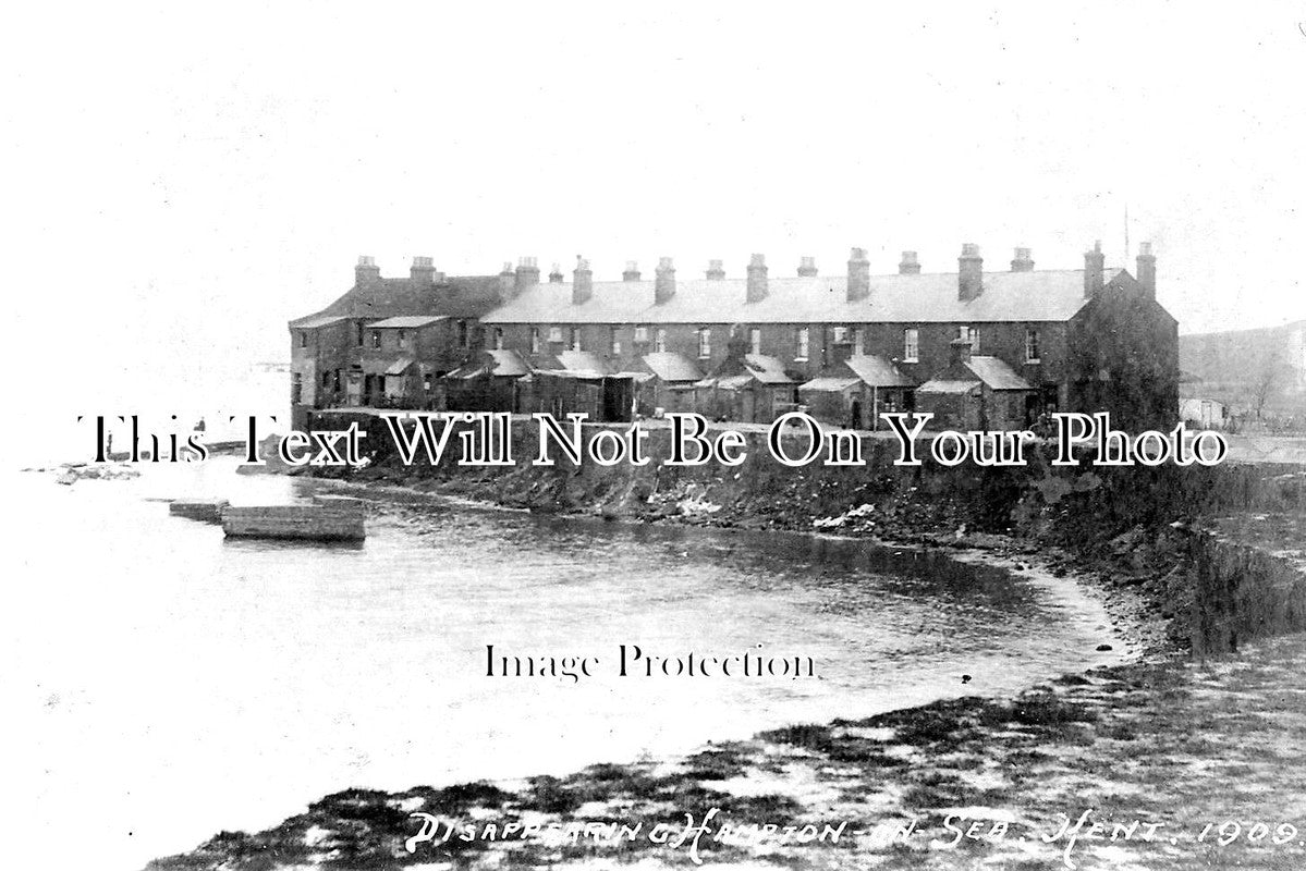 KE 1927 - Disappearing Hampton On Sea, Herne Bay, Kent