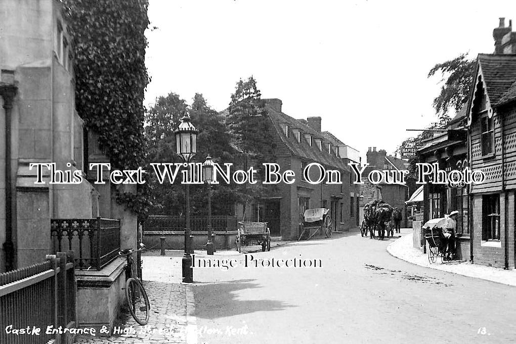 KE 1943 - Hadlow Castle Entrance, High Street, Kent c1915 – JB Archive