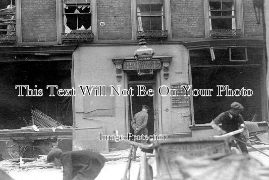 KE 1974 - Zeppelin Air Raid On George Inn, Ramsgate, Kent 1915