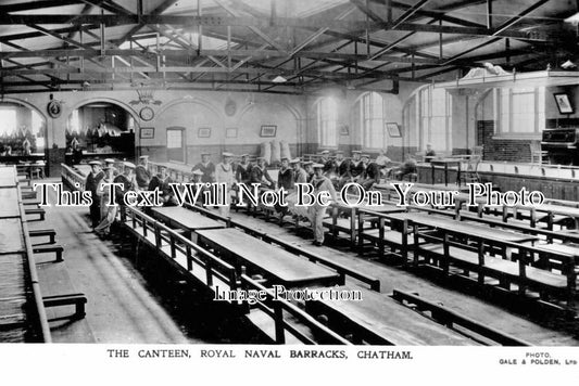 KE 1976 - The Canteen, Royal Naval Barracks, Chatham, Kent