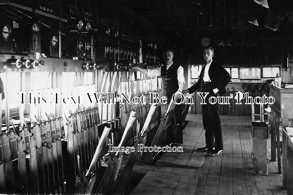 KE 198 - Interior Of Railway Signal Box, Tenterden, Kent