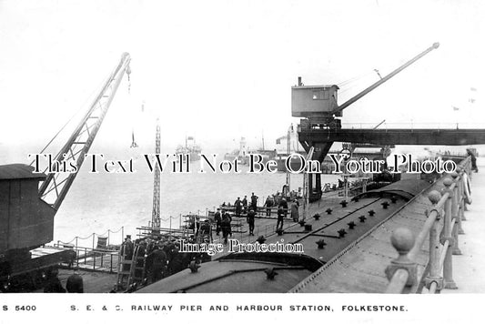 KE 1991 - Railway Pier Harbour Station, Folkestone, Kent