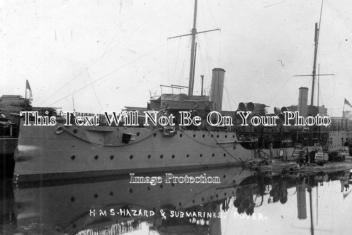 KE 20 - HMS Hazard & Submarines, Dover, Kent