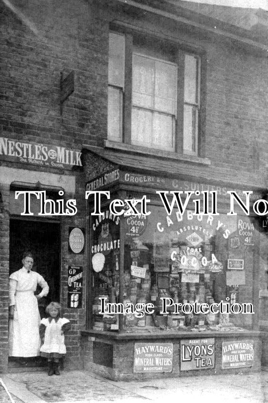 KE 2019 - G Suitters Shopfront, Bank Street, Sevenoaks, Kent c1909