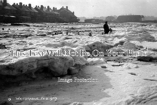 KE 202 - Frozen Sea, Whitstable, Kent 1929