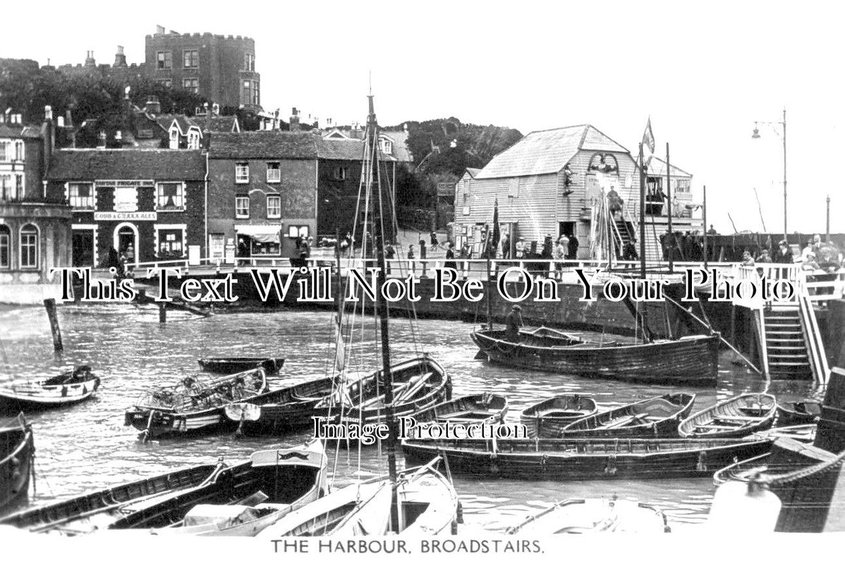 KE 2027 - The Harbour, Broadstairs, Kent c1923