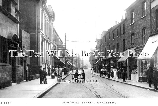 KE 2033 - Windmill Street, Gravesend, Kent c1914