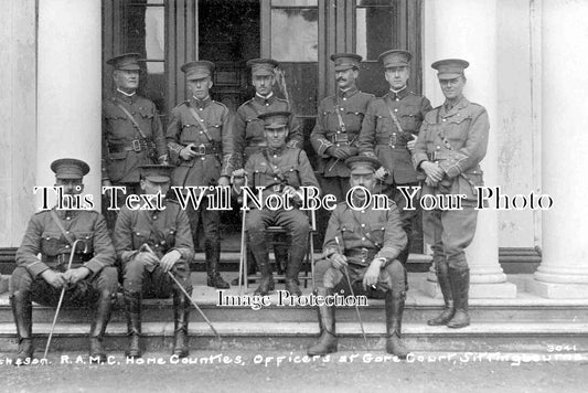 KE 2076 - RAMC Home Counties Officers At Gore Court, Sittingbourne, Kent