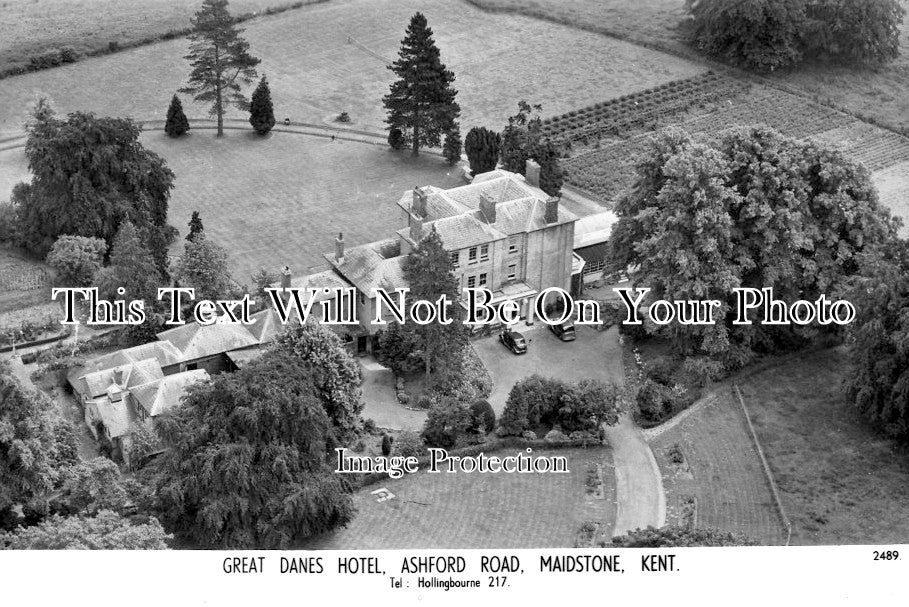 KE 2087 - Aerial View, Great Danes Hotel Near Maidstone, Kent