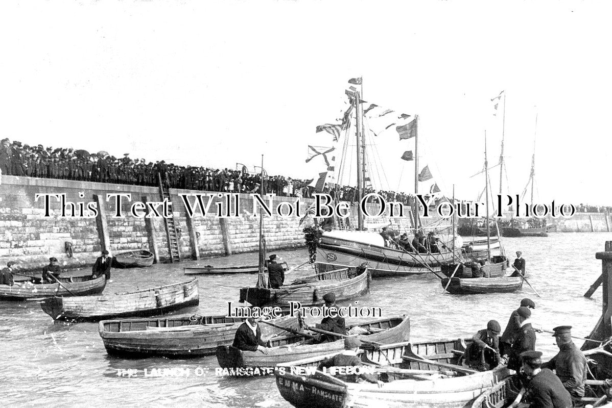 KE 2161 - Launch Of New Lifeboat, Ramsgate, Kent