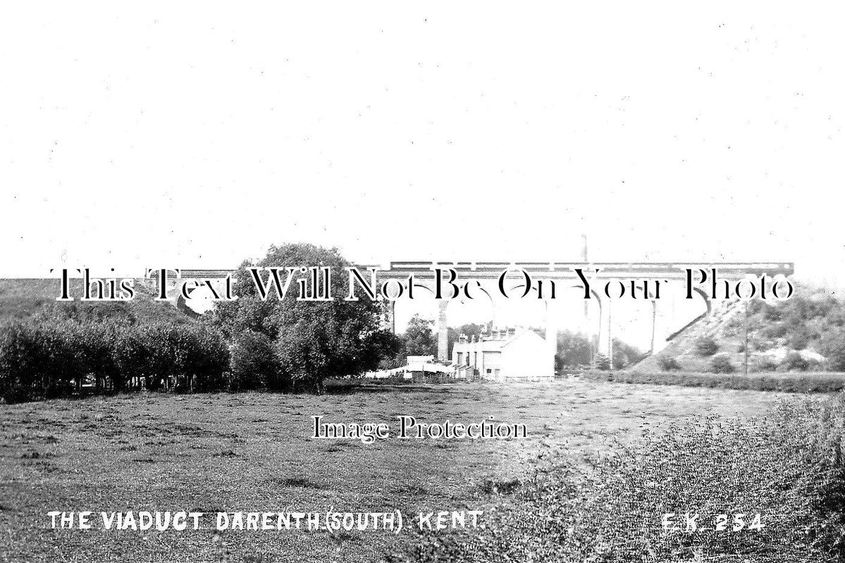 KE 2185 - The Railway Viaduct, Darenth, Kent c1908