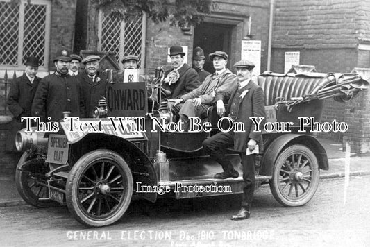 KE 2186 - Tonbridge General Election, Kent 1910