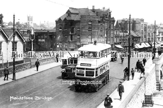 KE 2195 - Maidstone Bridge, Kent c1929