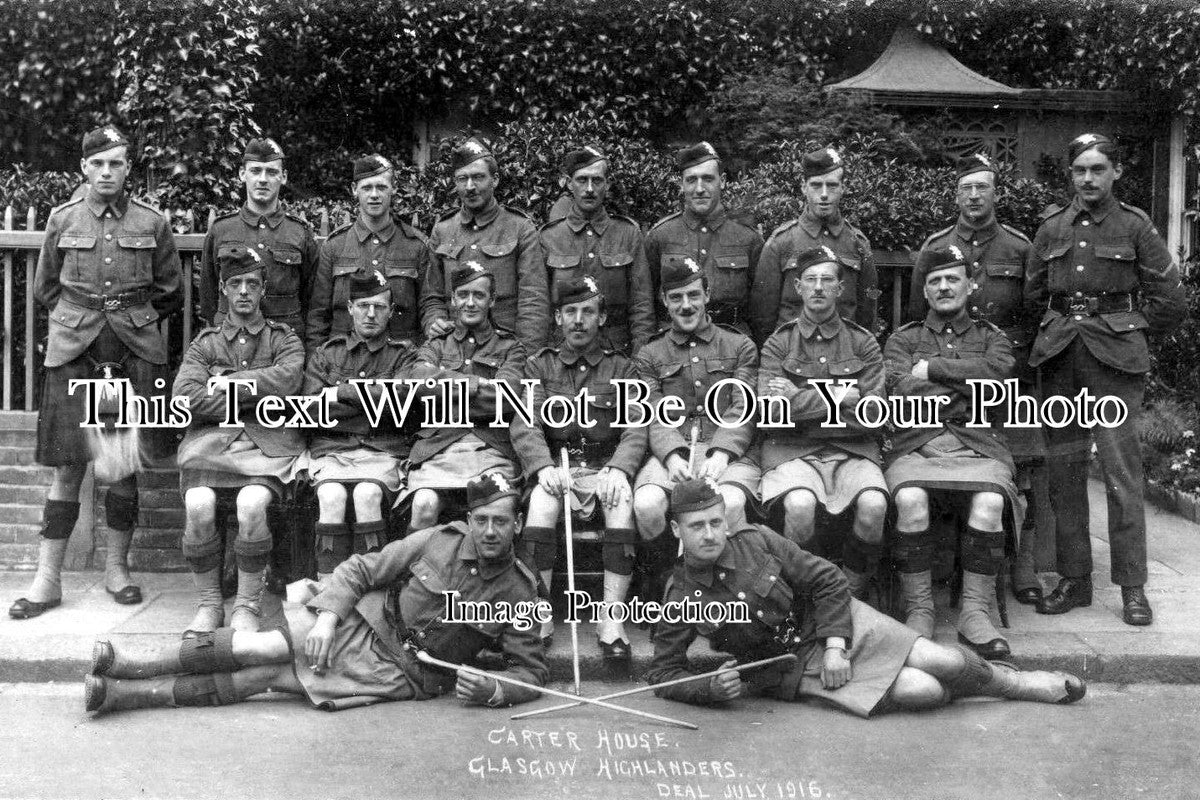 KE 2207 - Carter House, Glasgow Highlanders, Deal, Kent 1916