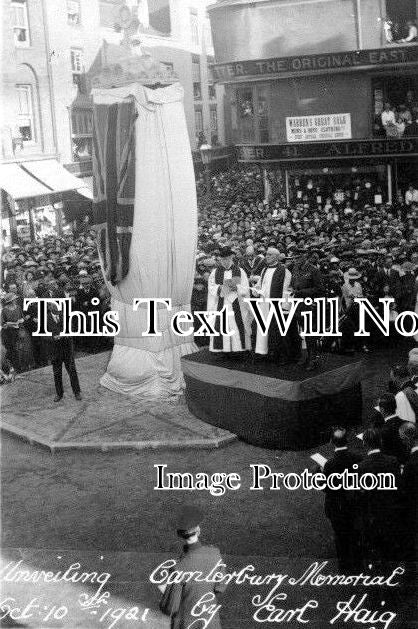 KE 2211 - Unveiling Of Canterbury War Memorial, Kent 1921