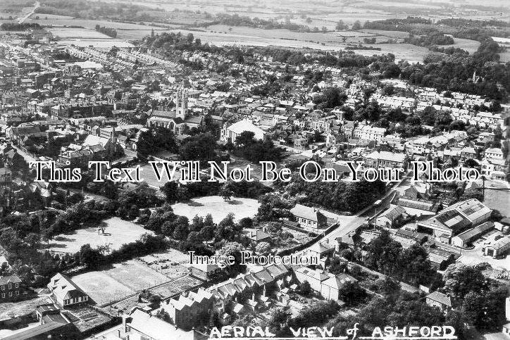 KE 2294 - Aerial View Of Ashford, Kent – JB Archive