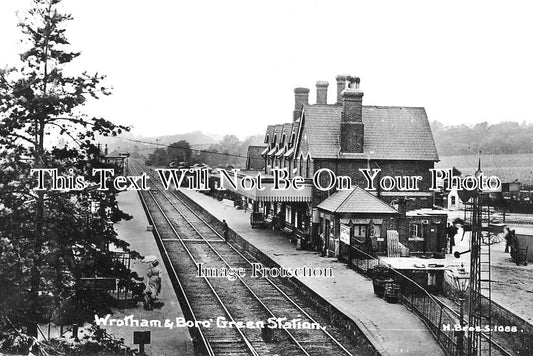 KE 2296 - Wrotham & Boro Green Railway Station, Kent c1915