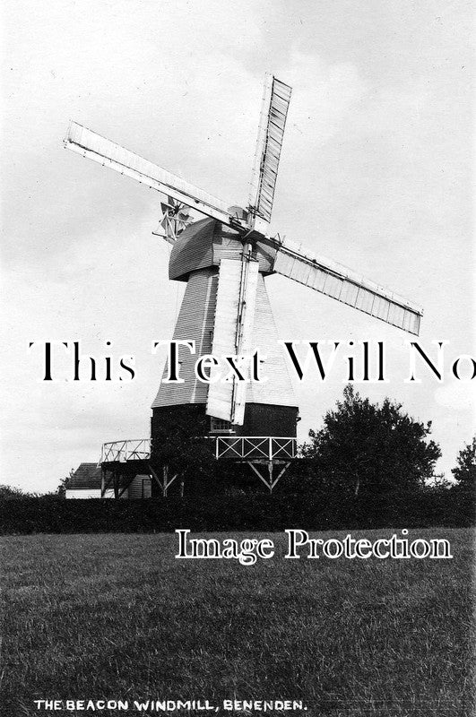 KE 23 - Benenden Windmill Mill, Kent c1900