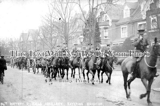 KE 2351 - 94th Battery Royal Field Artillery, Brighton, Sussex