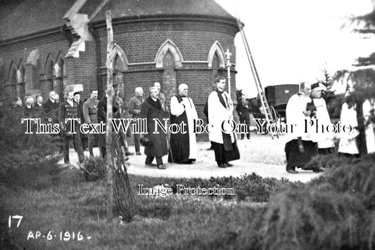 KE 2374 - Faversham Munitions Factory Funeral, Kent 1916 WW1