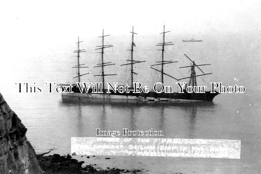 KE 2378 - Preussen Sailing Ship Shipwreck Near Dover, Kent 1910