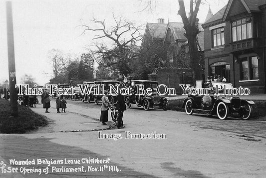 KE 240 - WW1 Wounded Belgians, Chislehurst, Kent