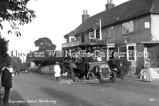 KE 2400 - Camden Hotel, Pembury Village, Kent c1911
