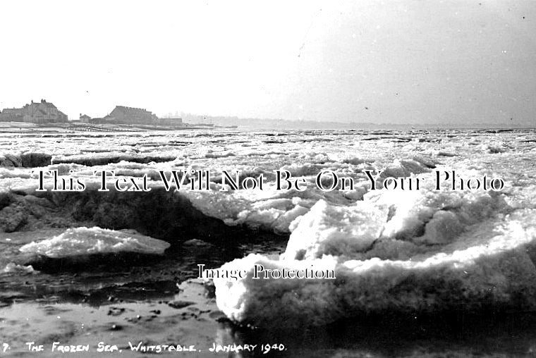 KE 2410 - Whitstable Frozen Sea, Kent 1940