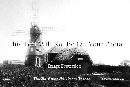 KE 2427 - Old Village Mill, Sarre, Thanet, Kent c1918