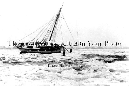 KE 2444 - Frozen Sea, Whitstable, Kent 1929