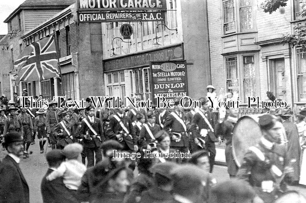 KE 2480 - Ashford Coronation Day Procession, Kent 1911