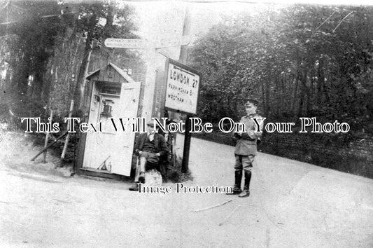 KE 252 - AA Patrol Man, Telephone Box, Wrotham, Kent