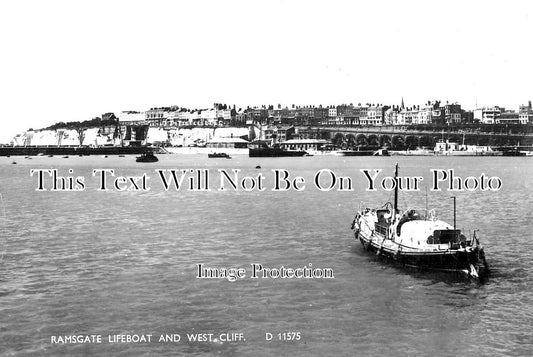 KE 2560 - Ramsgate Lifeboat & West Cliff, Kent