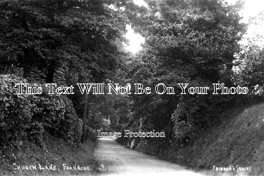 KE 2592 - Church Lane, Farnborough, Kent c1931