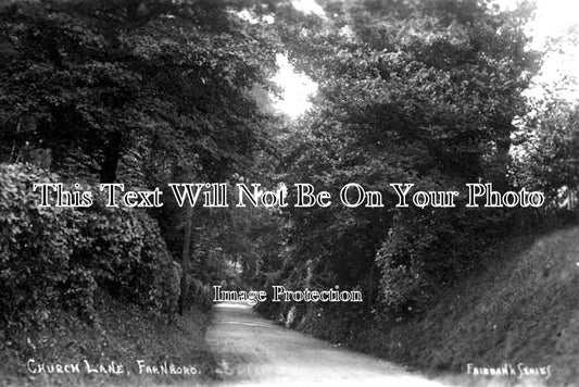 KE 2592 - Church Lane, Farnborough, Kent c1931