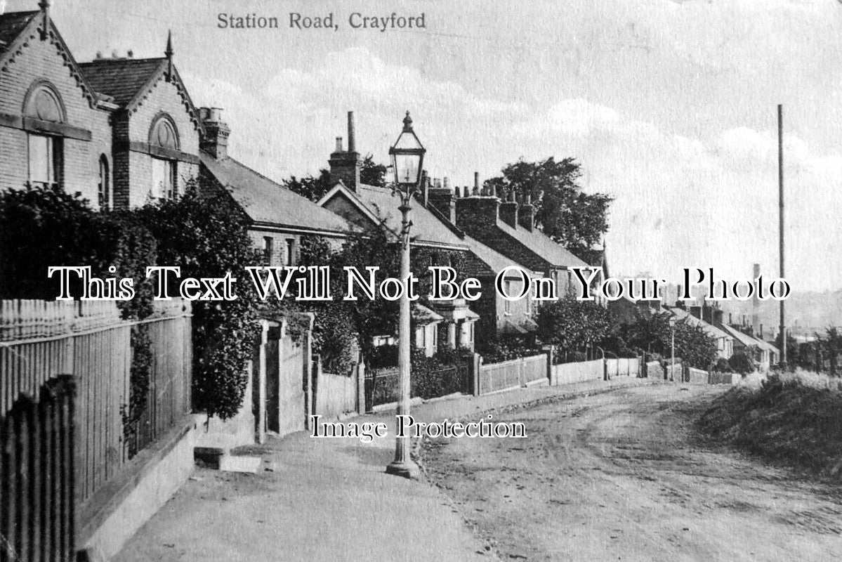 KE 267 - Station Road, Crayford, Kent c1906