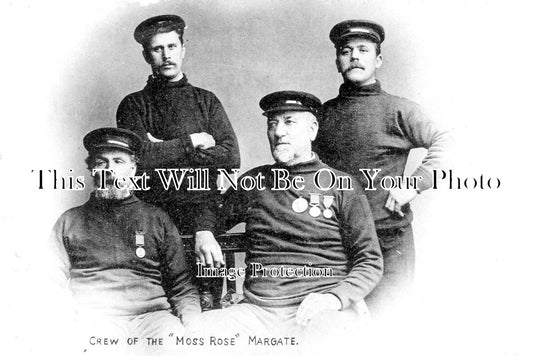 KE 2684 - Crew Of The Moss Rose Lifeboat, Margate, Kent