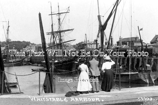 KE 273 - Whitstable Harbour, Kent c1912