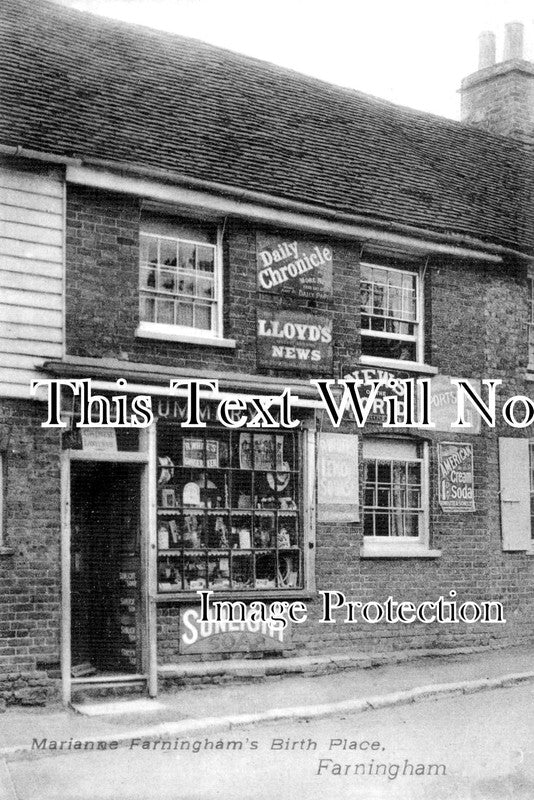 KE 2768 - Marianne Farninghams Birthplace, Farningham, Kent