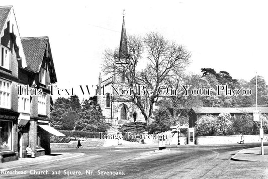 KE 2798 - Riverhead Church & Square, Kent