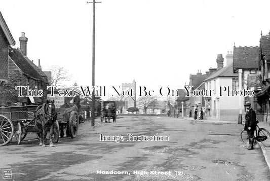 KE 2856 - High Street, Headcorn, Kent c1905