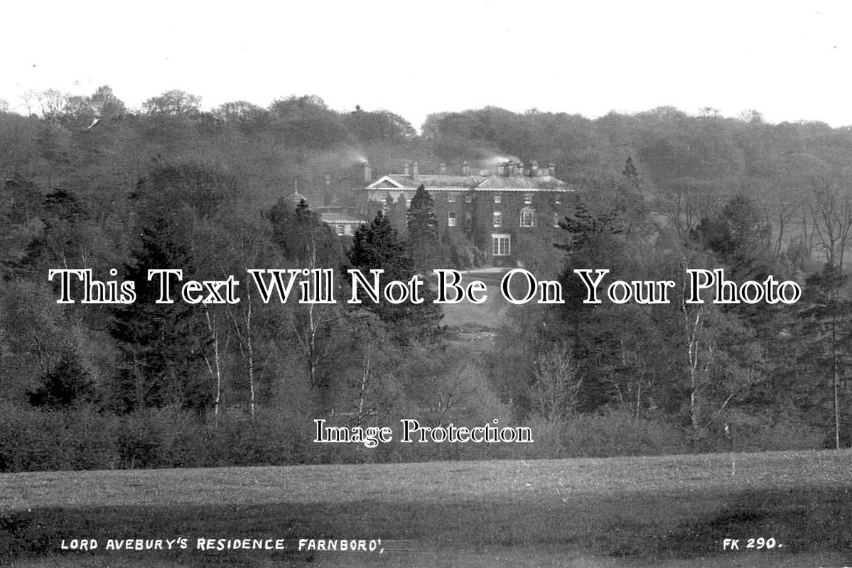 KE 2862 - Lord Aveburys Residence, Farnborough c1913