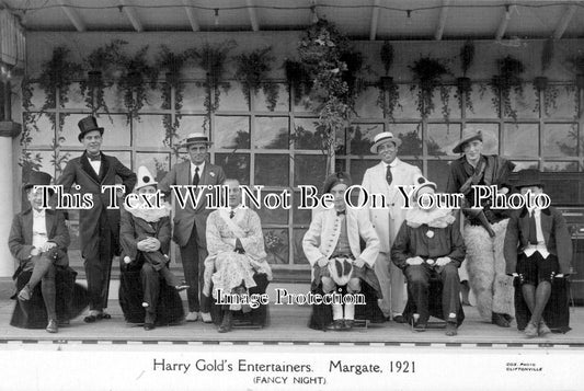 KE 2874 - Harry Golds Entertainers, Margate, Kent c1921