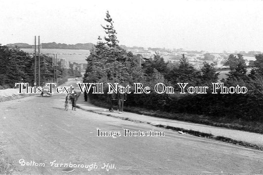 KE 2912 - Bottom Of Farnborough Hill, Kent c1913