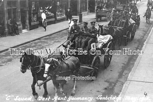 KE 2929 - 'C' Squad, West Kent Yeomanry, Tonbridge, Kent 1915