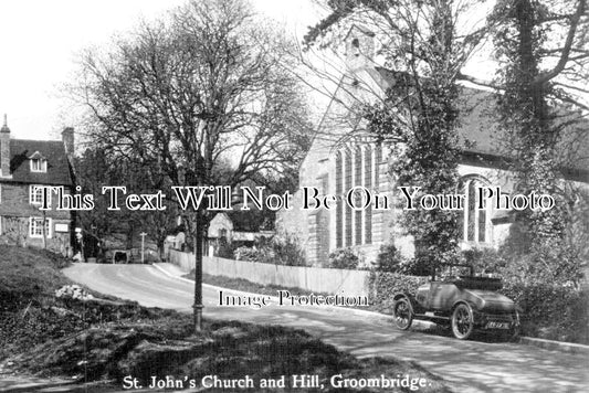 KE 2933 - St Johns Church & Hill, Groombridge, Kent