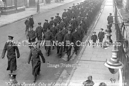 KE 2968 - London Royal Fusiliers At Tonbridge, Kent