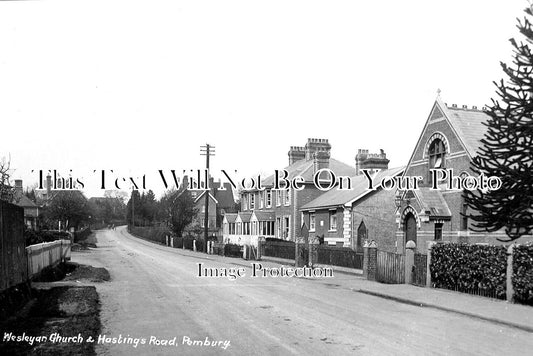 KE 3030 - Weslyan Church & Hastings Road, Pembury, Kent