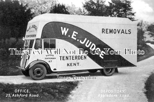 KE 3071 - W E Judge Removals Lorry, Tenterden, Kent