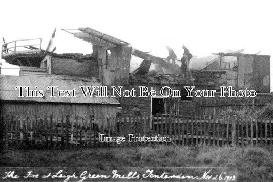 KE 3088 - Leigh Green Mills Fire, Tenterden, Kent 1913